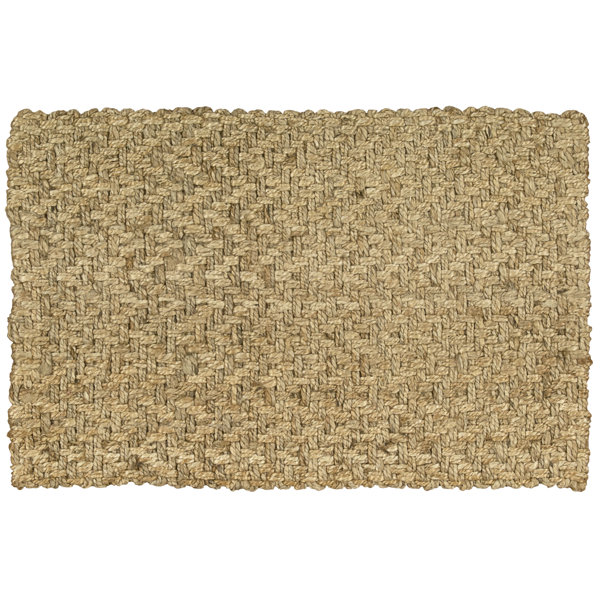 Bay Isle Home Hendersonville Handwoven Flatweave Jute Nature Area Rug
